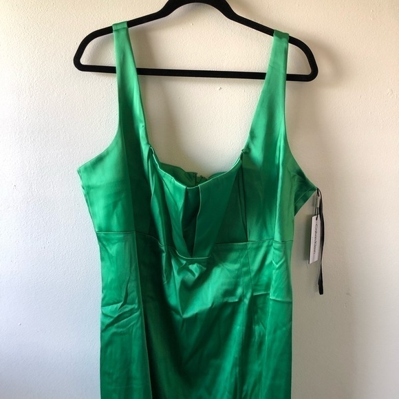 Calvin Klein Green Satin Dress Plus 22W - Picture 4 of 14